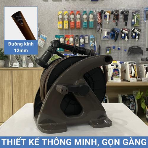 Bộ cuộn ống tưới cây 30m Tough Brown Takagi R330TBR