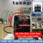 Bộ vòi thu rút tưới vườn Takagi Mercury 2 Twister (CG) 30m RT330CG
